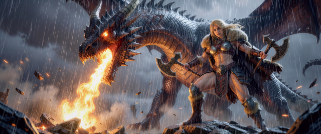 Воительница и Дракон