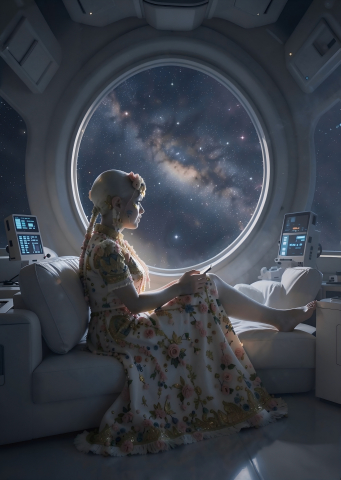 Космос через иллюминатора