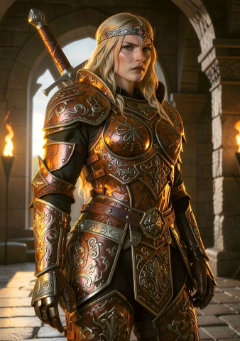 Скандинавская воительница "2