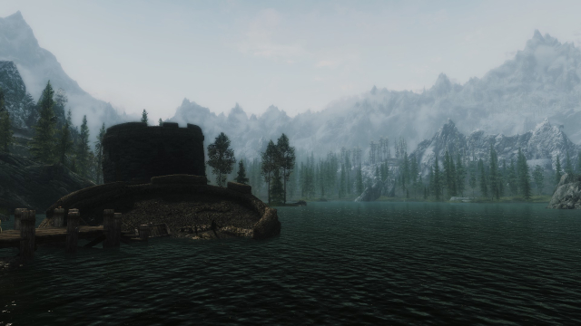 Развалины форта на озере Илиналта