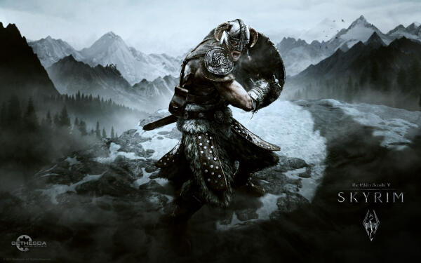 Обои Skyrim