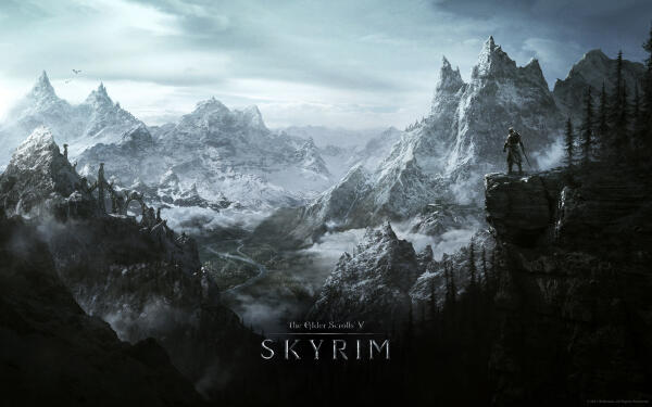Обои Skyrim