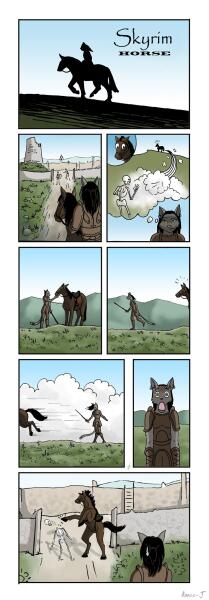 Комиксы Skyrim
