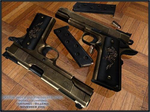 Подробнее о "Золотой Кольт М1911А1"