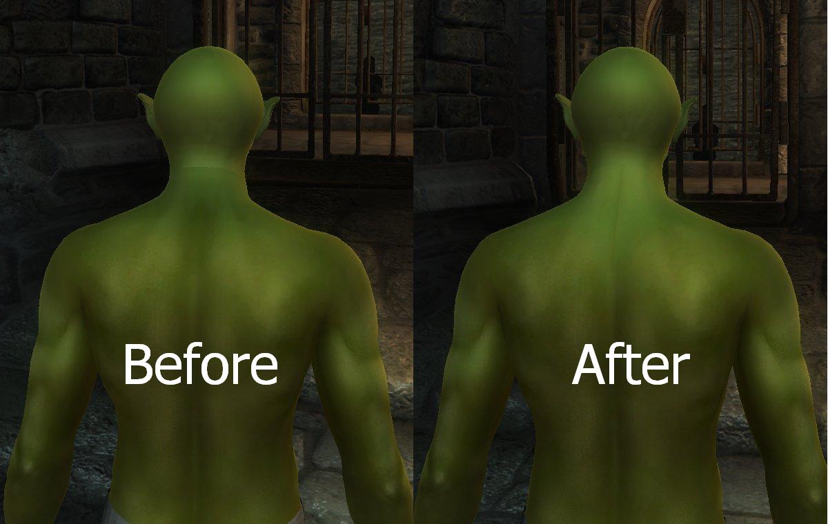 MaleBody Replacer Better Necklines