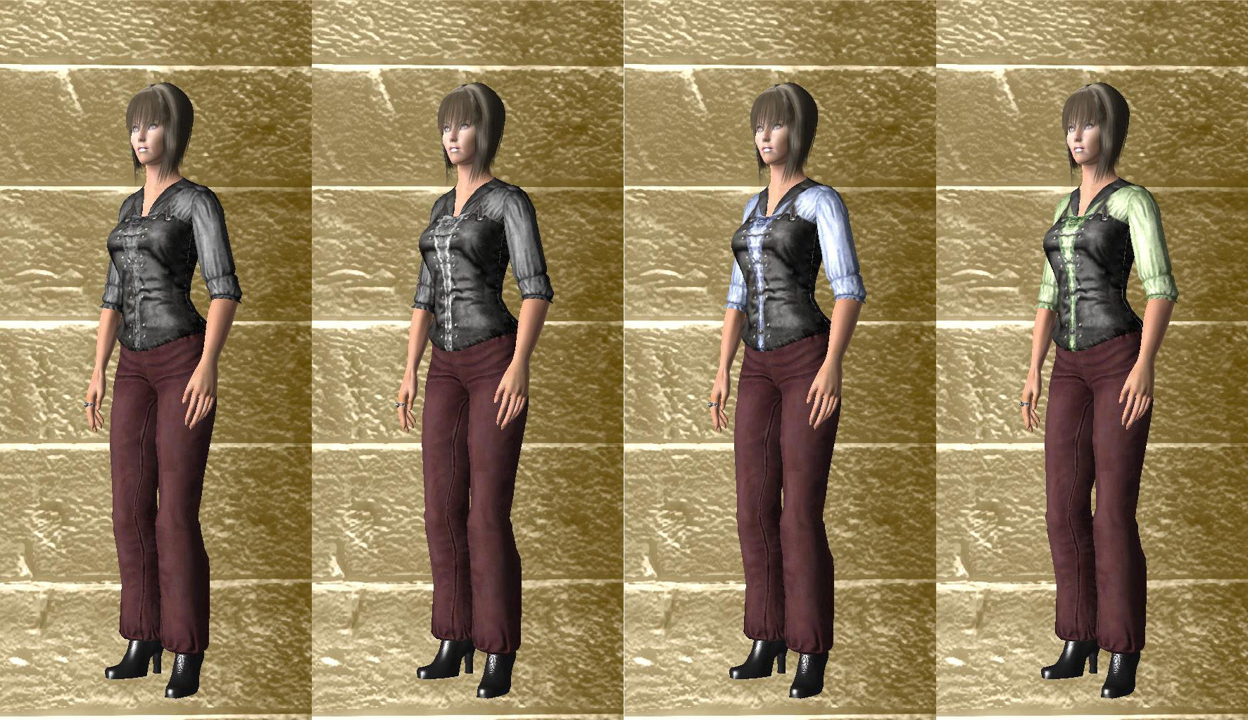 UFF Shirts with Suspenders