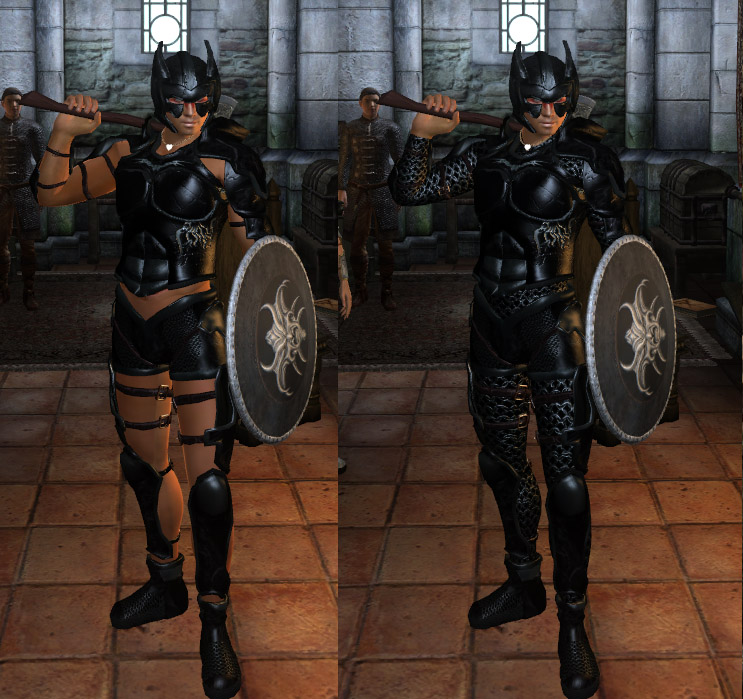 UFF &RM Black Exnem Warrior Armor