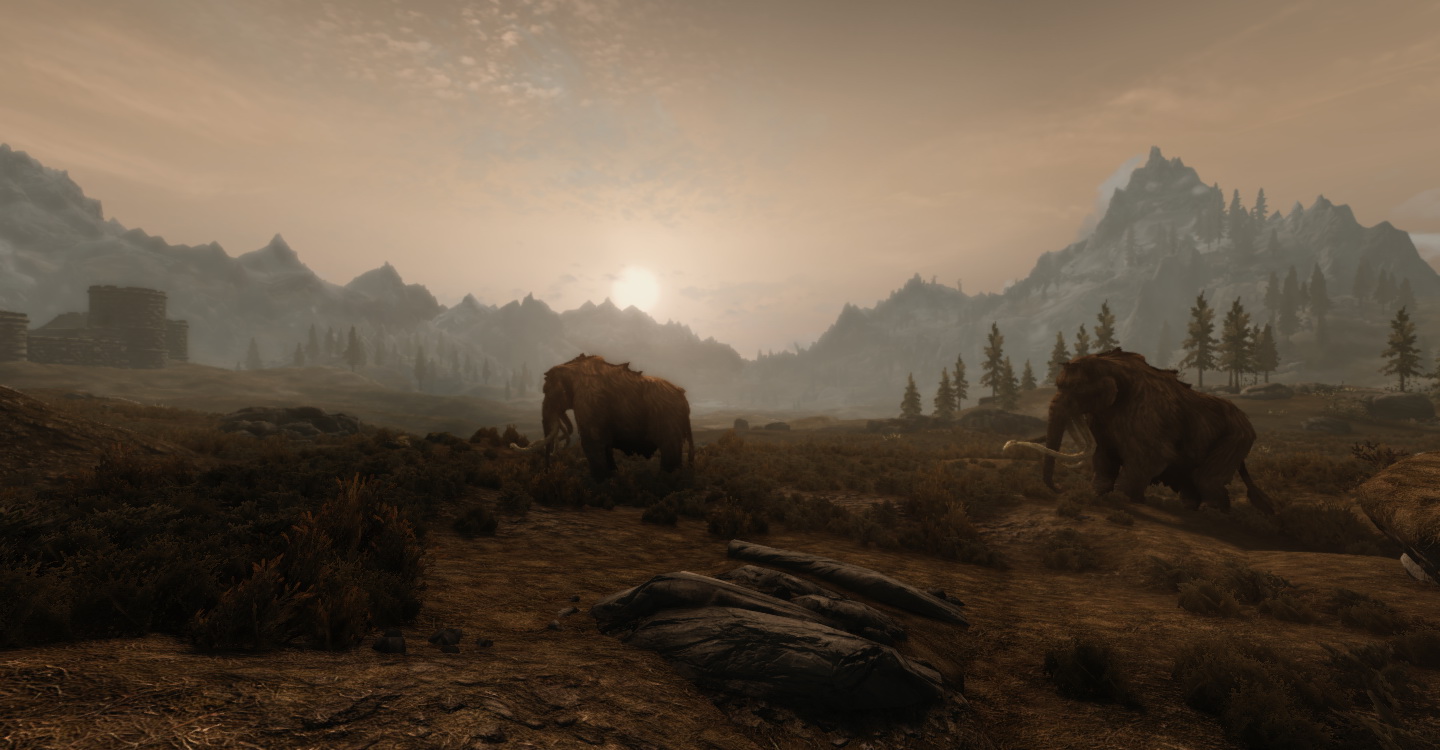 Драматический  ENB с эффектом сепии