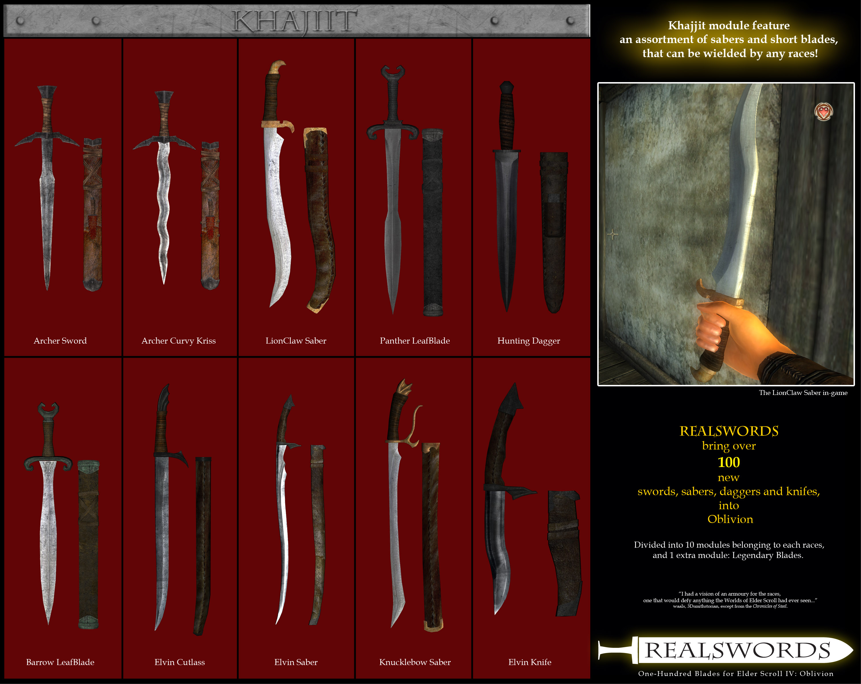 RealSwords - Khajiit