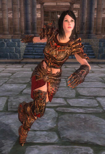 Подробнее о "UFF Femme Daedric Armor"