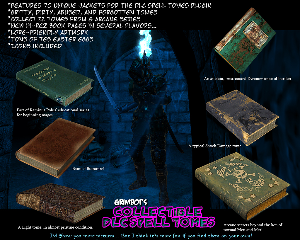 Grimbots DLC Book Jackets