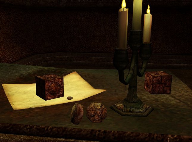 Dwemer box and 1coin
