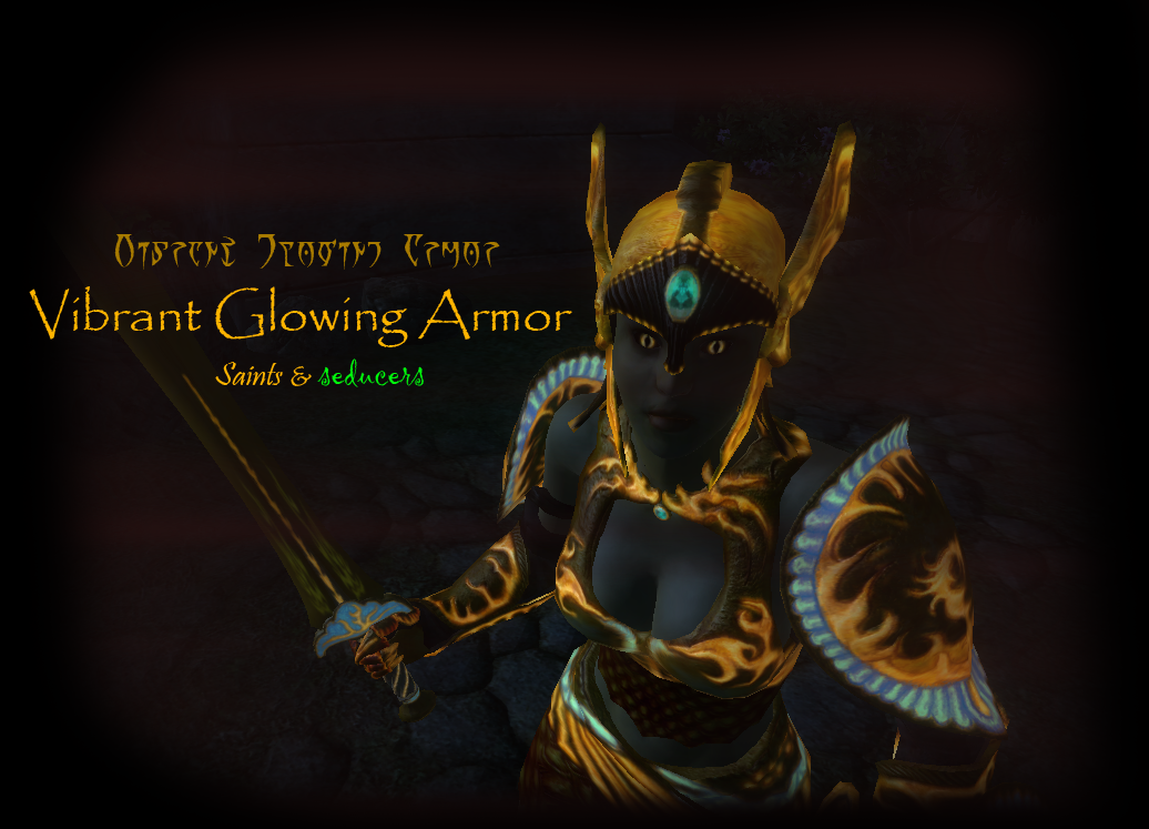 Vibrant Glowing Armor - Saints and Seducers