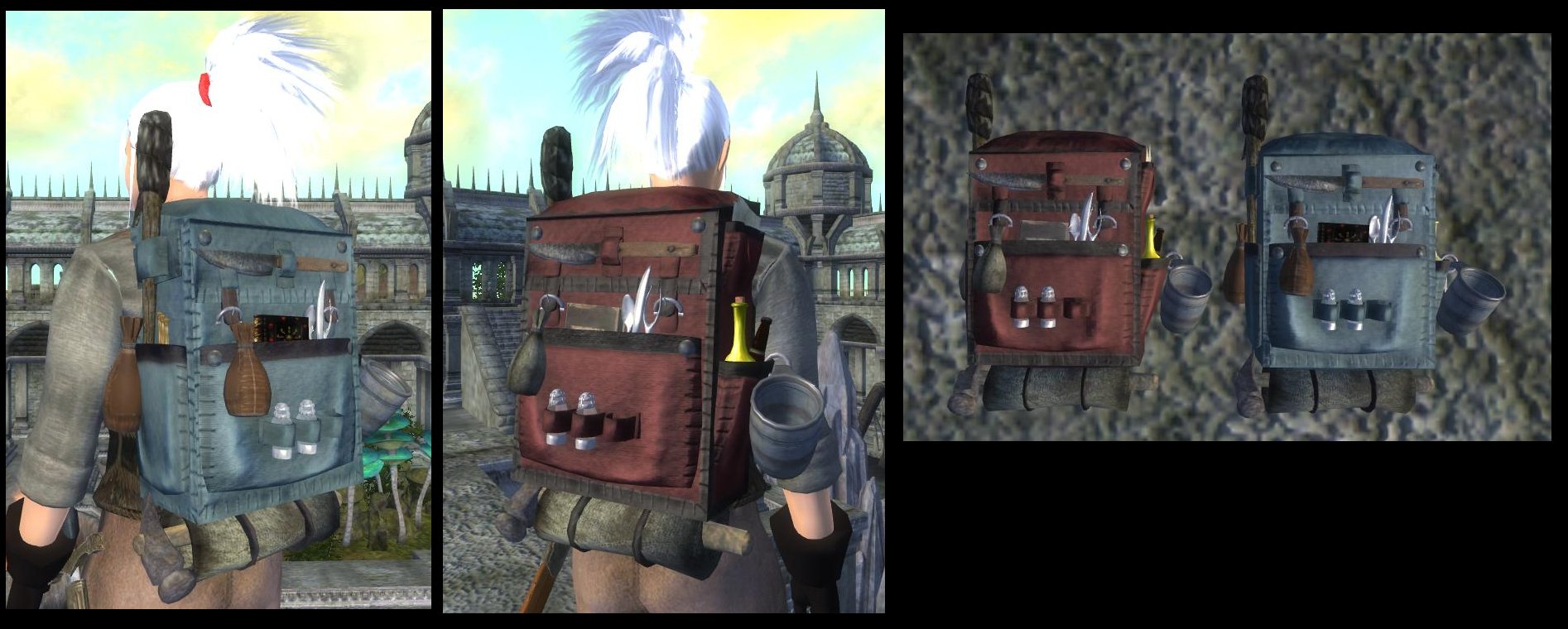 Jannix Quinn's Scripted Backpacks