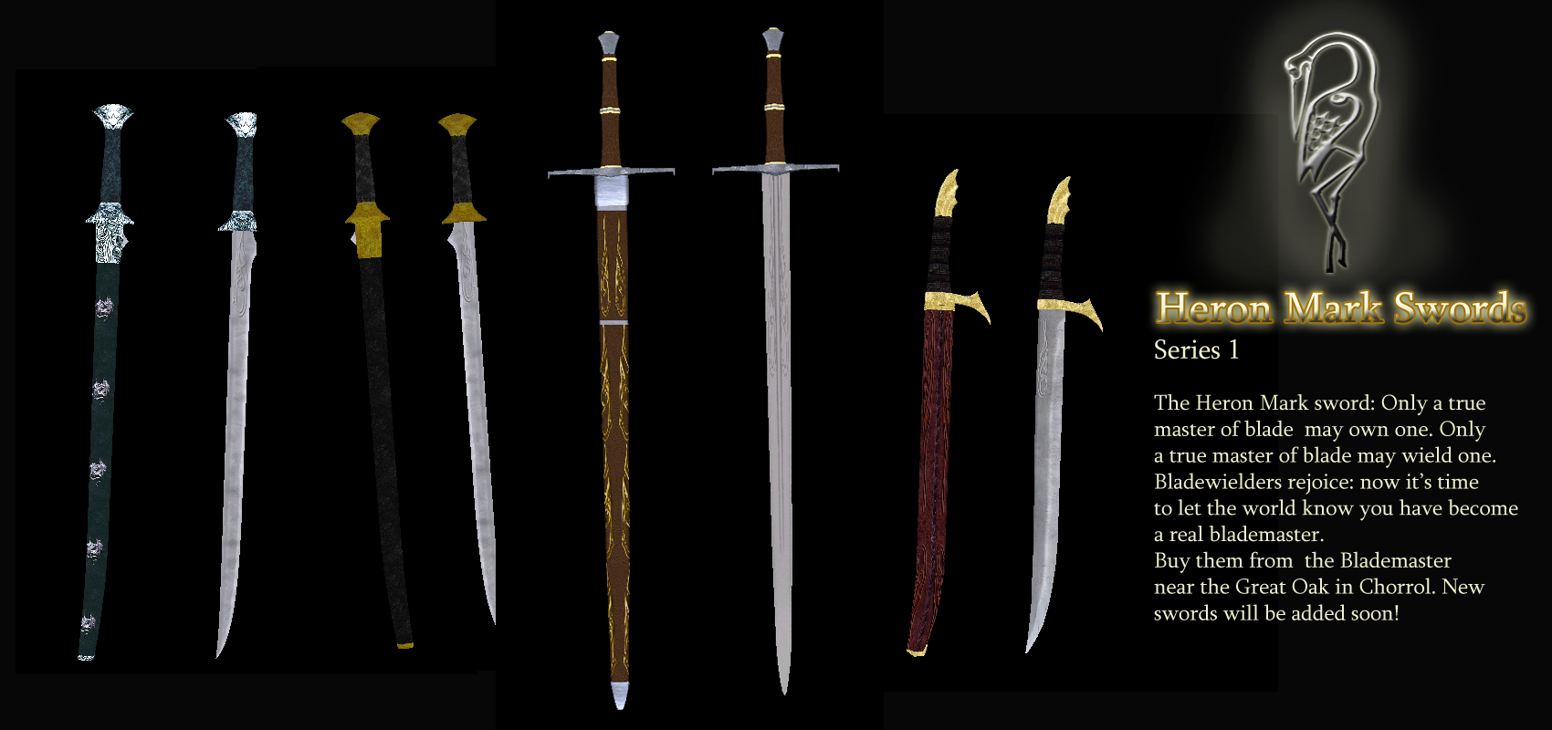 Heron Mark Swords