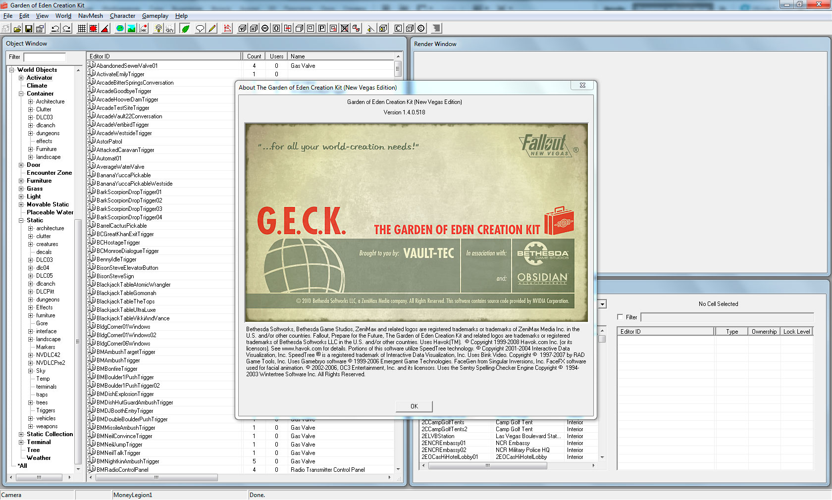 G.E.C.K. - The Garden of Eden Creation Kit