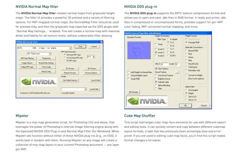 Подробнее о "NVIDIA DDS и NormalMap плагин для Photoshop"