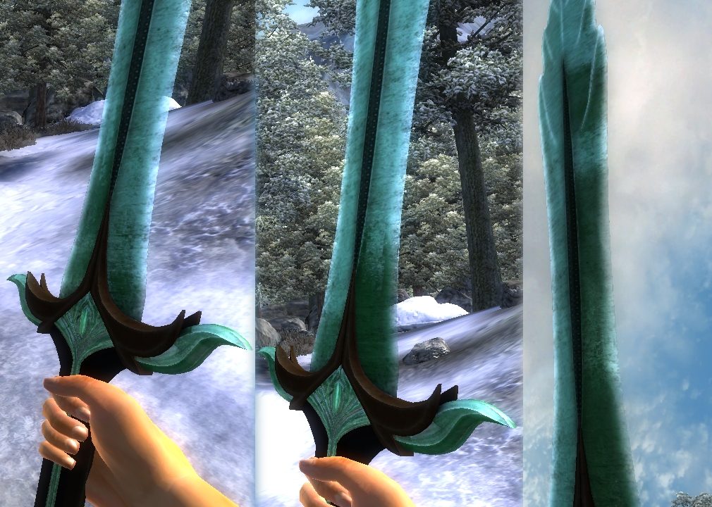 Skyrim Elven Glass Sword