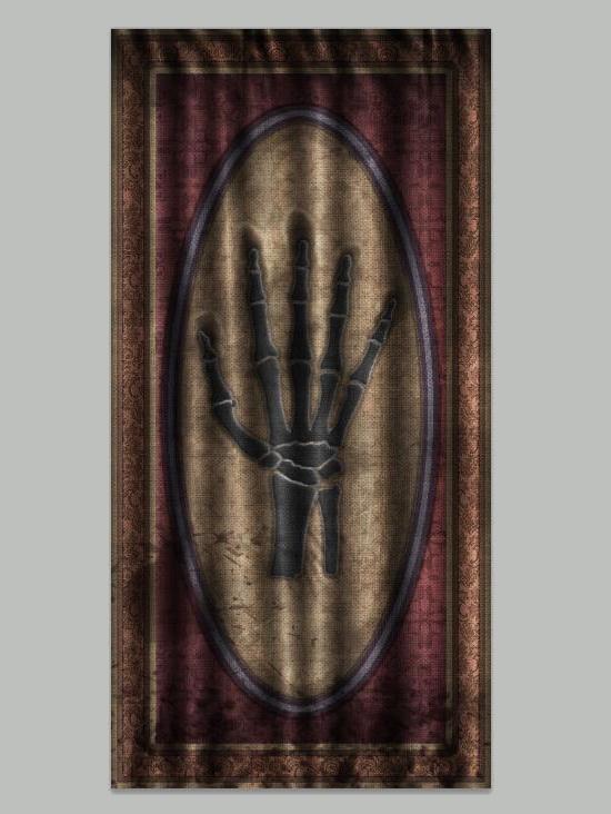 Dark Brotherhood Black Hand Tapestry Replacer