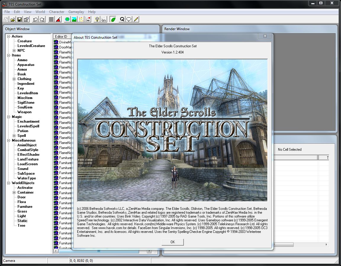 TES 4 Construction Set