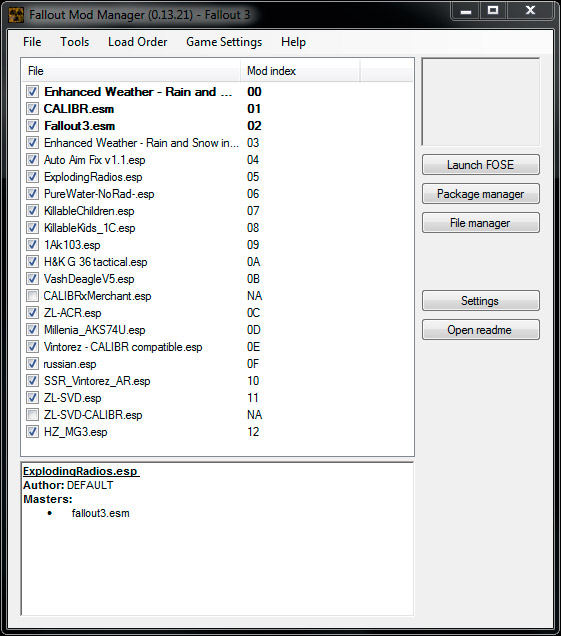 Fallout Mod Manager (FOMM)