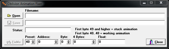 Oblivion Animation Fixer (OAF)