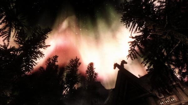 Aurora in Whiterun
