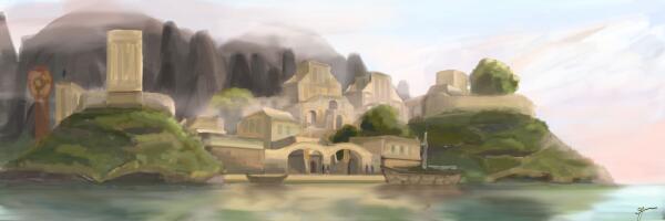 Morrowind : Suran on lake Masobi
