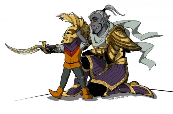 Ordinator and little dunmer
