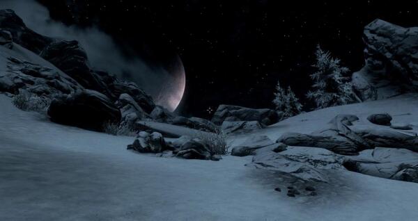 Луна в SKYRIM .