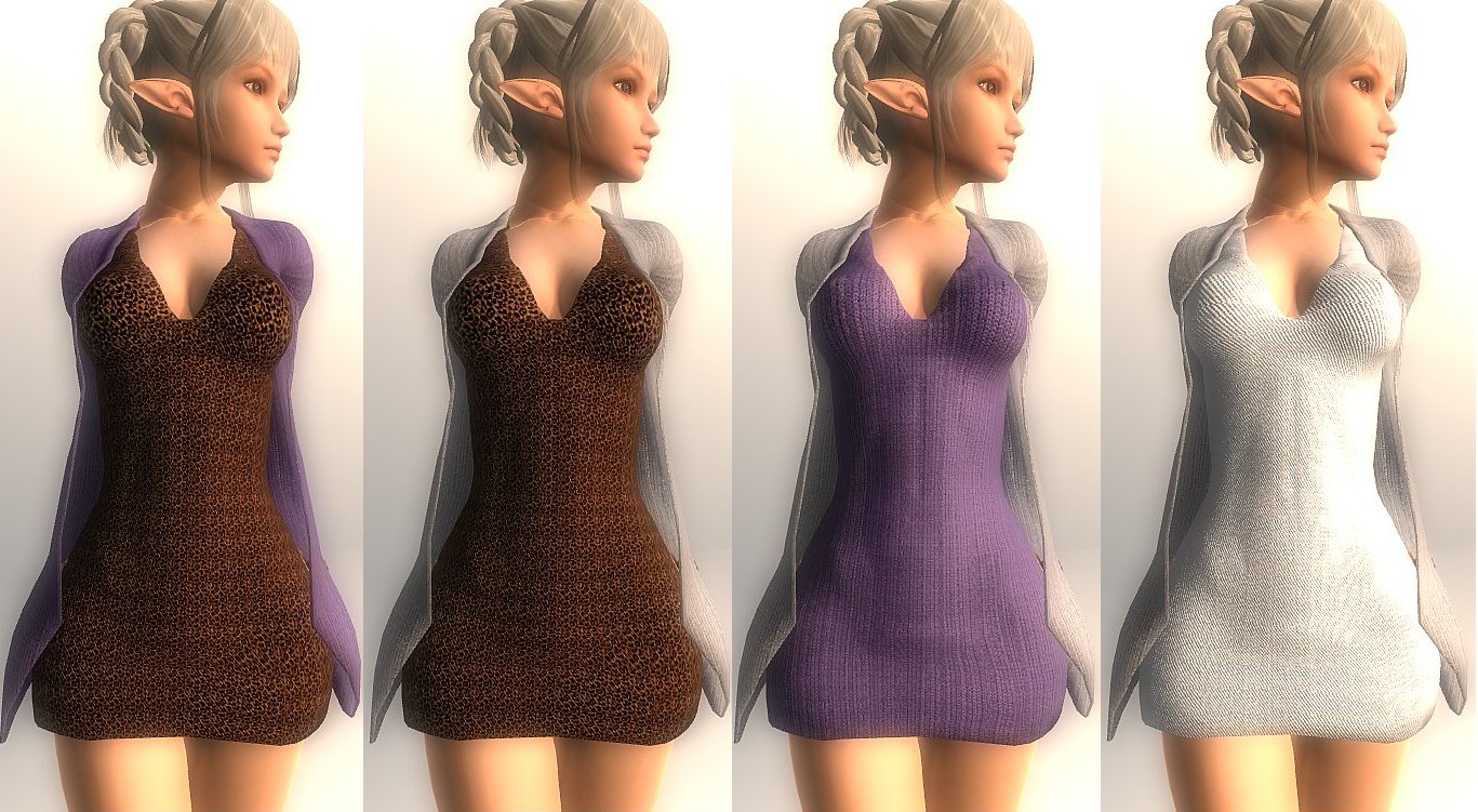 Cardigan and One piece