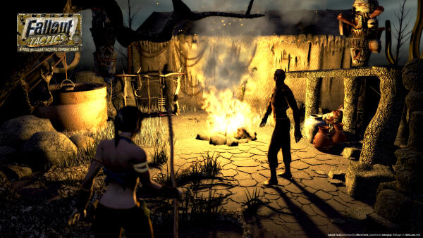 Fallout Tactics village 1920x1080