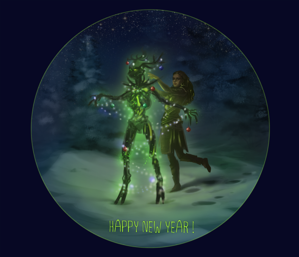 New year Spriggan (Или «В лесу родилась ёлочка»)
