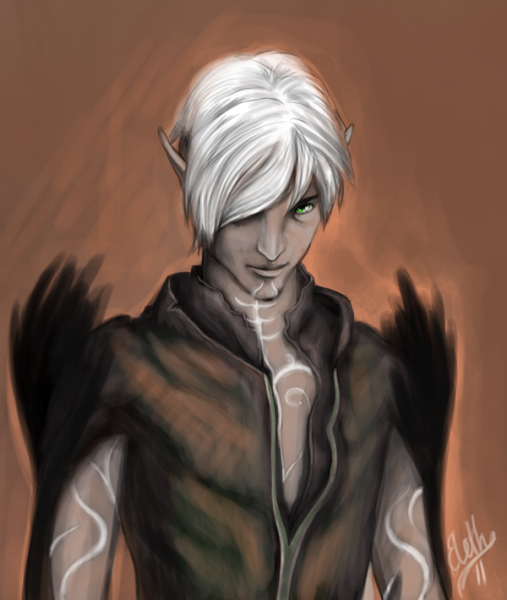 A smoldering fenris