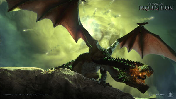 Dragon Age: Inquisition, скриншот, дракон
