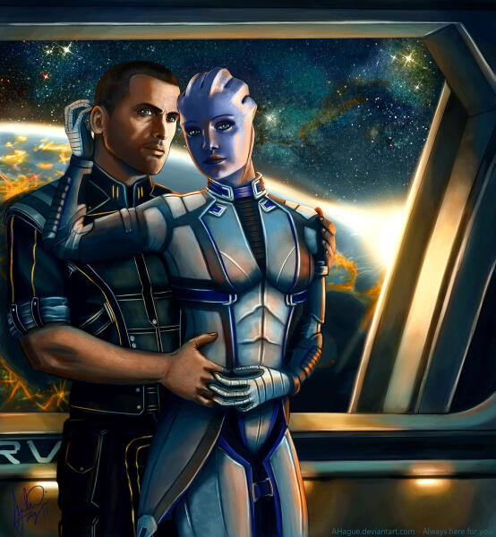 Liara And Shepard