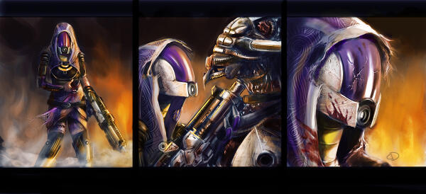 ME3 Ending: Hold the line, Tali!