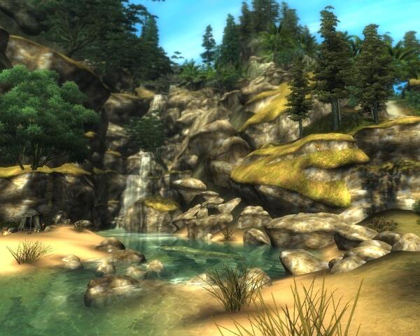 Rocky Waterfall