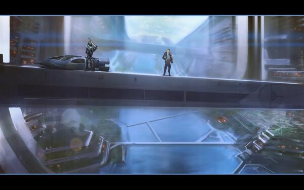 I'm Garrus Vakarian and this is my favorite place on the Citadel!