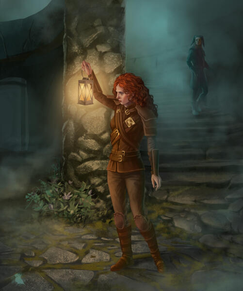 Исследователи руин