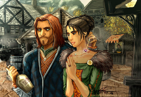 A Market Day In Riften