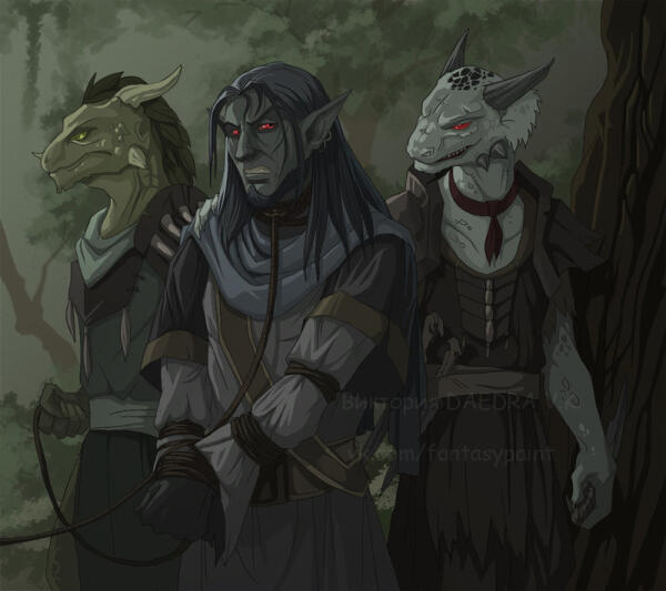 Argonians and Dunmer