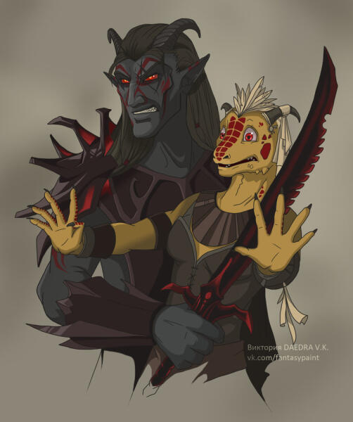 Dremora and Argonian
