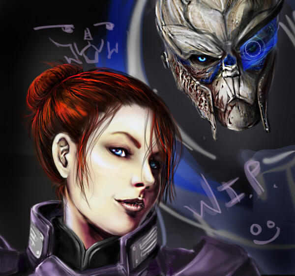Shepard and Garrus