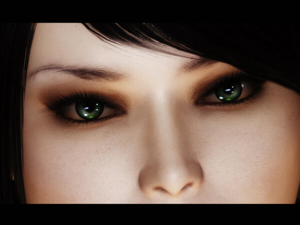 Green eyes