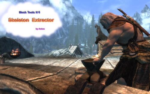 Подробнее о "Mesh Tools N6 - Skeleton Extractor"