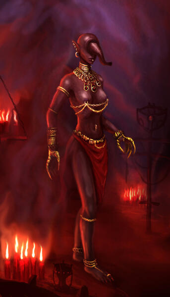 Female ash ghoul