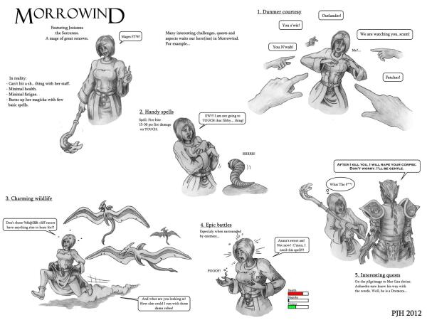 Morrowind: Featuring Josianna the sorceress