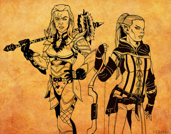 Alfhild and Estina