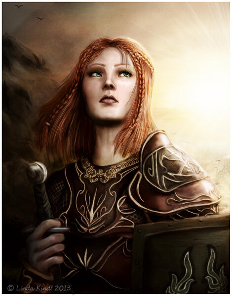 Ellara Cousland by Isriana